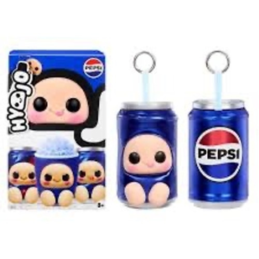 Hyojo x Pepsi Cuddlectible Plush Keychain Mystery Box MGA Entertainment Blue Can